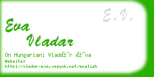 eva vladar business card